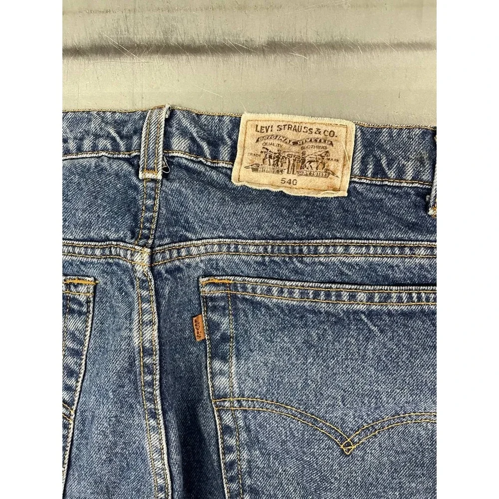 Vintage Levis 540‎ Relaxed Fit Jeans Mens 40x29 (Actual 38x29) Orange Tab